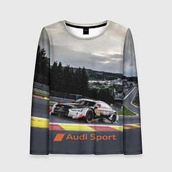 Лонгслив женский Audi Sport Racing team Ауди Спорт Гоночная команда, цвет: 3D-принт