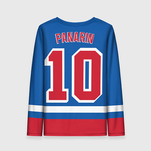Женский лонгслив New York Rangers Панарин / 3D-принт – фото 2