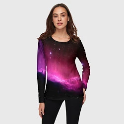 Лонгслив женский Night Nebula, цвет: 3D-принт — фото 2