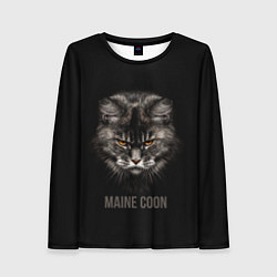 Женский лонгслив Maine coon - кот