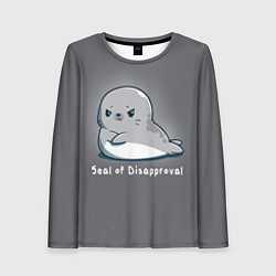 Женский лонгслив Seal of Disapproval