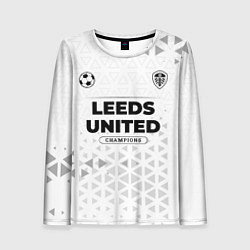 Женский лонгслив Leeds United Champions Униформа