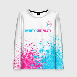 Женский лонгслив Twenty One Pilots Neon Gradient