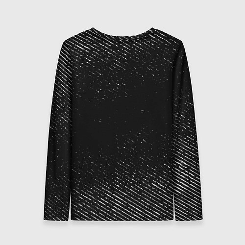 Женский лонгслив Barcelona с потертостями на темном фоне / 3D-принт – фото 2