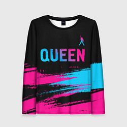 Женский лонгслив Queen Neon Gradient