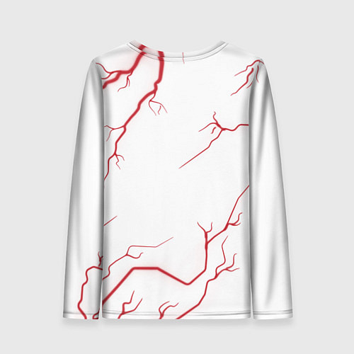 Женский лонгслив Dirt: красные таблички Best Player и Ultimate / 3D-принт – фото 2