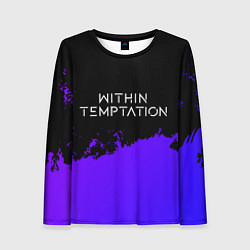 Женский лонгслив Within Temptation Purple Grunge