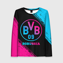 Женский лонгслив Borussia - neon gradient