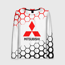 Женский лонгслив Mitsubishi - логотип