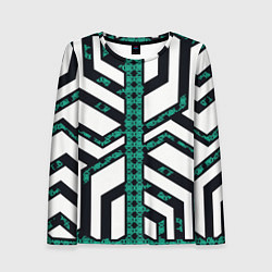 Женский лонгслив Киберпанк сеть