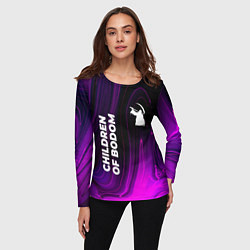 Лонгслив женский Children of Bodom violet plasma, цвет: 3D-принт — фото 2