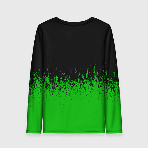 Женский лонгслив Undertale - зеленая трава / 3D-принт – фото 2