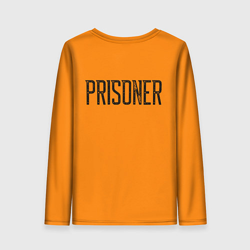 Женский лонгслив Prisoner Orange / 3D-принт – фото 2