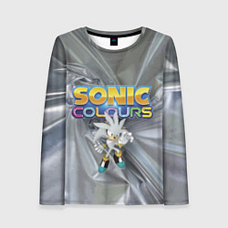 Лонгслив женский Silver Hedgehog - Sonic - Video Game, цвет: 3D-принт