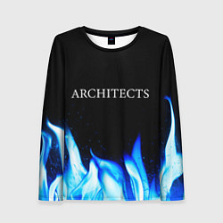 Женский лонгслив Architects blue fire