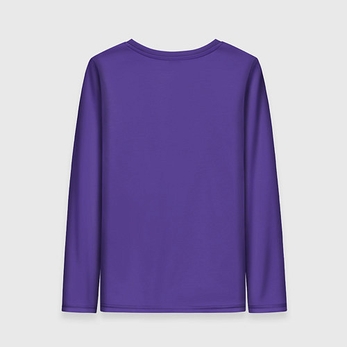 Женский лонгслив Niletto на фиолетовом фоне / 3D-принт – фото 2