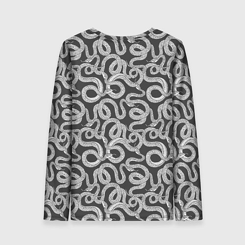 Женский лонгслив Змея с языком / 3D-принт – фото 2