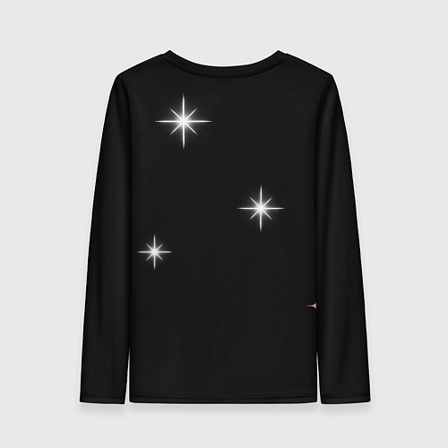 Женский лонгслив Надпись / 3D-принт – фото 2