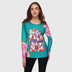 Лонгслив женский Девушка из оперы, цвет: 3D-принт — фото 2