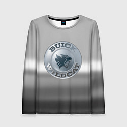 Лонгслив женский Buick Wildcat - emblem, цвет: 3D-принт