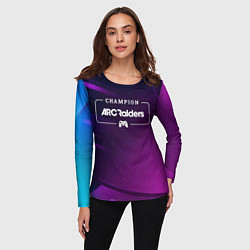 Лонгслив женский ARC Raiders gaming champion: рамка с лого и джойст, цвет: 3D-принт — фото 2