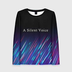 Лонгслив женский A Silent Voice stream, цвет: 3D-принт