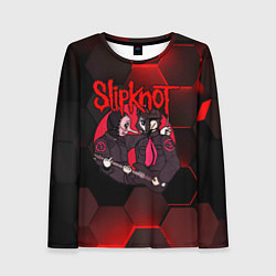 Лонгслив женский Slipknot art black, цвет: 3D-принт