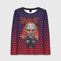 Лонгслив женский Slipknot clown, цвет: 3D-принт