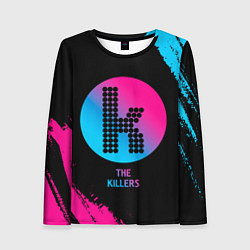 Женский лонгслив The Killers - neon gradient