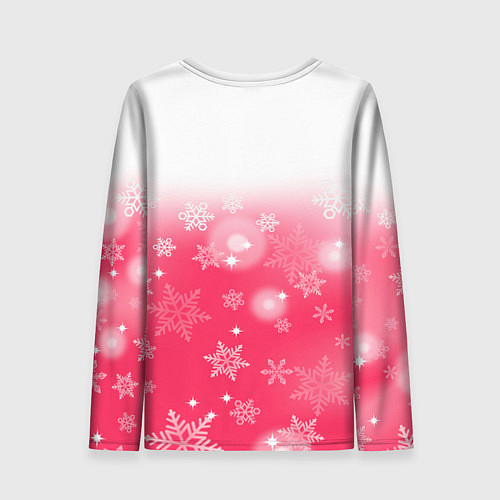 Женский лонгслив Зайка в венке 2023 / 3D-принт – фото 2