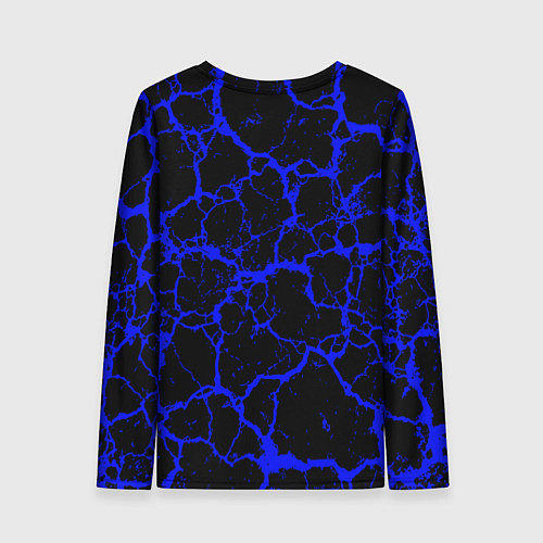 Женский лонгслив Радужные друзья - персонаж Синий / 3D-принт – фото 2