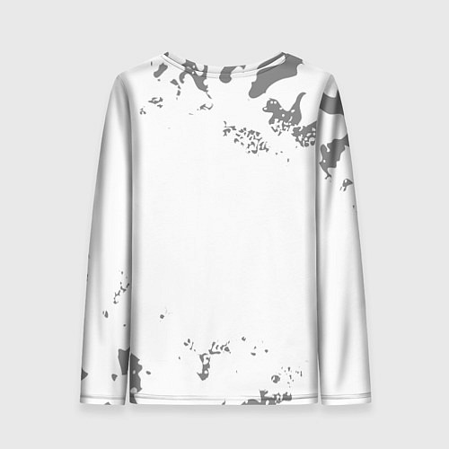 Женский лонгслив На Земле с 1973: краска на светлом / 3D-принт – фото 2