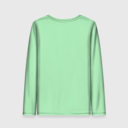 Женский лонгслив Мятный радуга / 3D-принт – фото 2