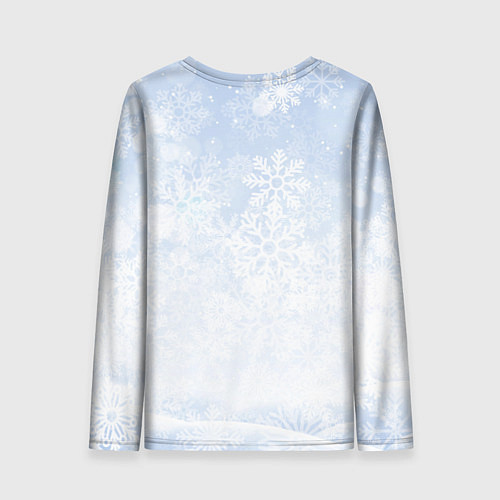 Женский лонгслив Любимой мамочке - котик / 3D-принт – фото 2