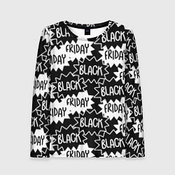 Лонгслив женский Black friday, цвет: 3D-принт