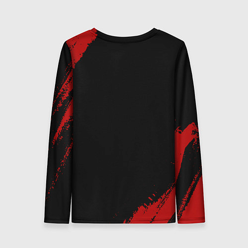 Женский лонгслив Кролик 2023 суровый / 3D-принт – фото 2