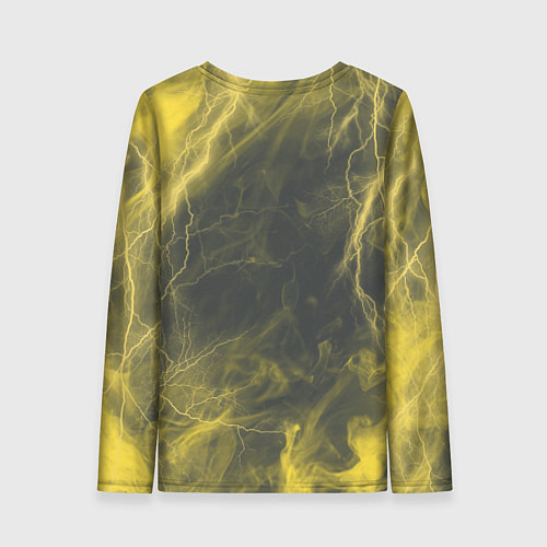 Женский лонгслив Наэлектризованный кот / 3D-принт – фото 2