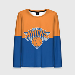 Лонгслив женский Нью-Йорк Никс НБА, цвет: 3D-принт