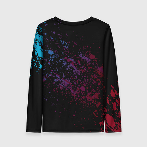 Женский лонгслив Равнодушие / 3D-принт – фото 2