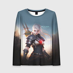 Лонгслив женский The Witcher girl art, цвет: 3D-принт