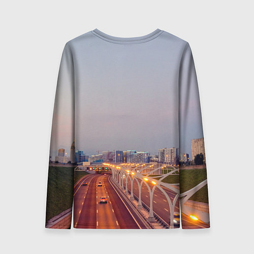 Женский лонгслив Санкт-Петербург: Васильевский остров / 3D-принт – фото 2