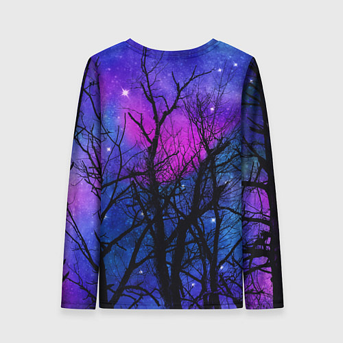 Женский лонгслив Wednesday background / 3D-принт – фото 2