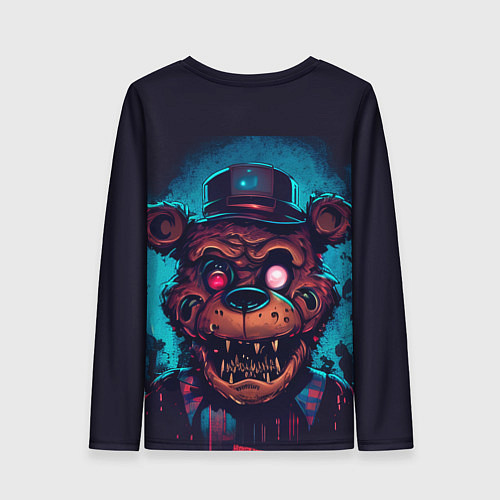 Женский лонгслив Фредди уничтожен / 3D-принт – фото 2