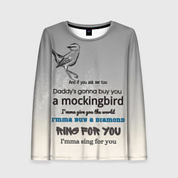 Лонгслив женский Mockingbird, цвет: 3D-принт