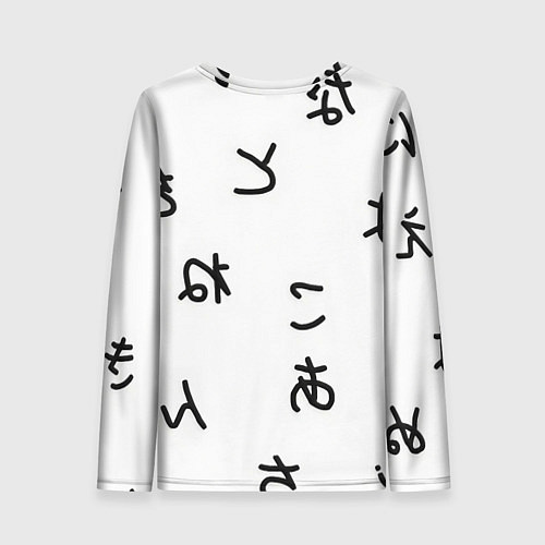 Женский лонгслив Человек-бензопила Пауэр на корточках / 3D-принт – фото 2