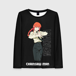 Женский лонгслив Макима из аниме Человек бензопила