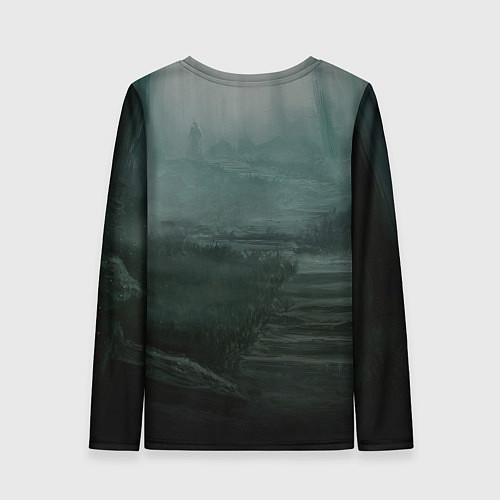 Женский лонгслив Горшок с микрофоном КиШ / 3D-принт – фото 2