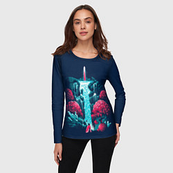 Лонгслив женский Hyper Light Drifter, цвет: 3D-принт — фото 2