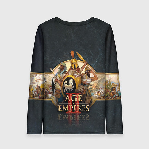Женский лонгслив Age of Empires Эпоха империй / 3D-принт – фото 2