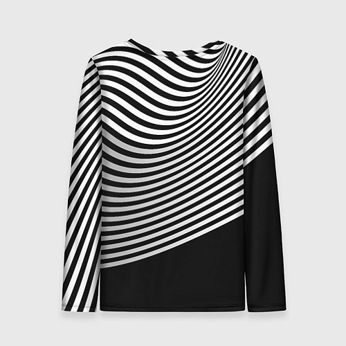 Женский лонгслив Trendy raster pattern / 3D-принт – фото 2
